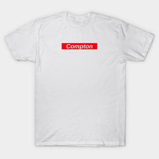 Compton // Red Box Logo T-Shirt